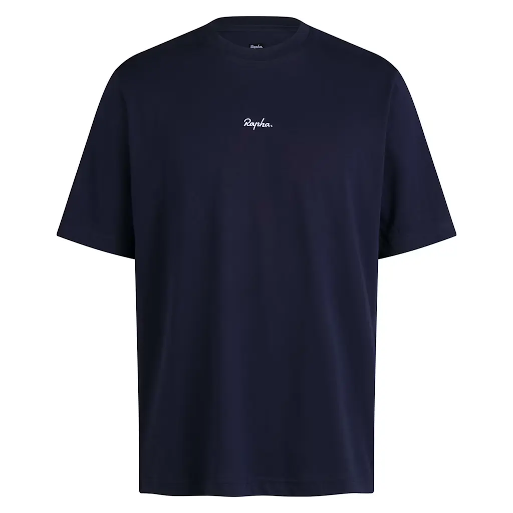 Camiseta de algodón para hombre - Azul marino oscuro/azul marino
