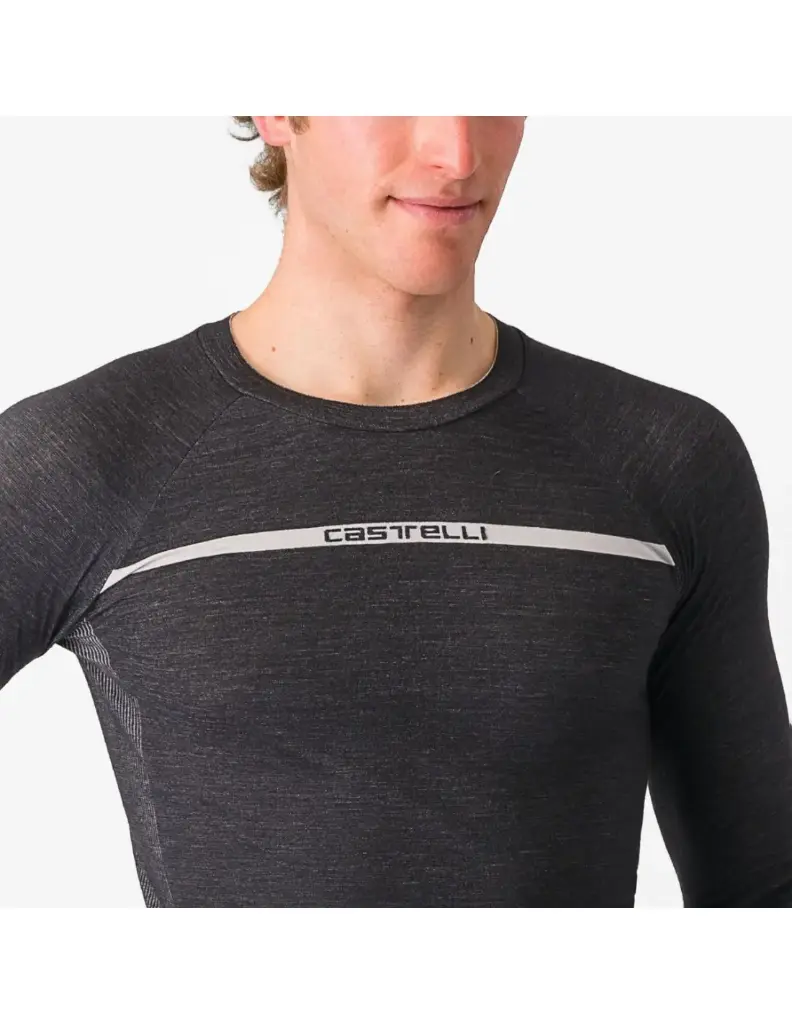 MAILLOT DE CORPS MERINO SEAMLESS BLACK