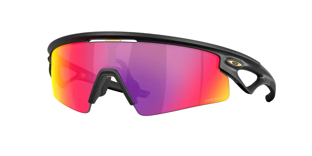 SUNGLASSES WITH CASE Sphaera Strike Matte Black w/PRIZM Road