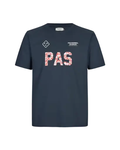 [NP3121AM-3180] PAS Off-Race T-Shirt NAVY