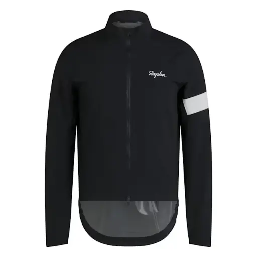 Men's Core Rain Jacket - Black/White
