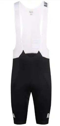 Men's Pro Team Training Bib Shorts - Black/White