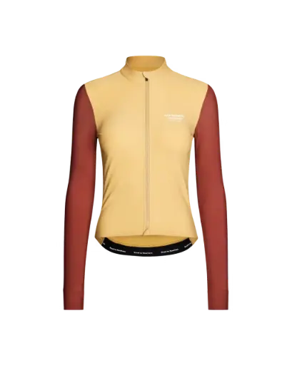Women's Mechanism Long Sleeve Jersey - Camel / Marron 